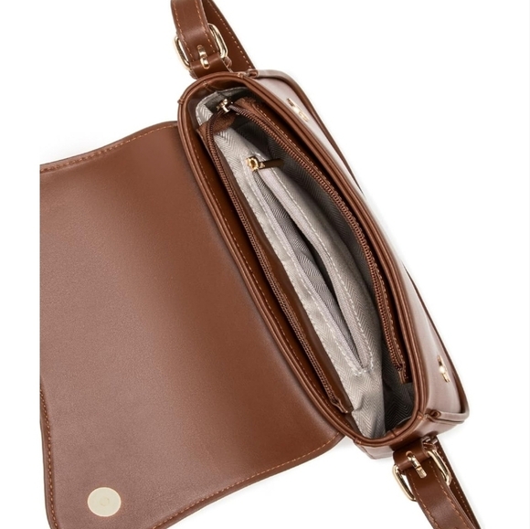 Women Brown Imported Casual Leather Waterproof Lightweight Hobo Handbag - Picture 5 of 6